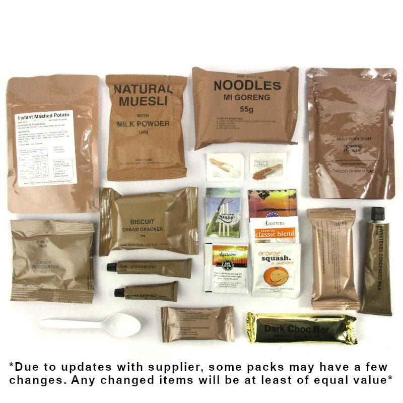 RECON Mil-Spec Ration Packs (MRE) Meals Ready To Eat - Image 3