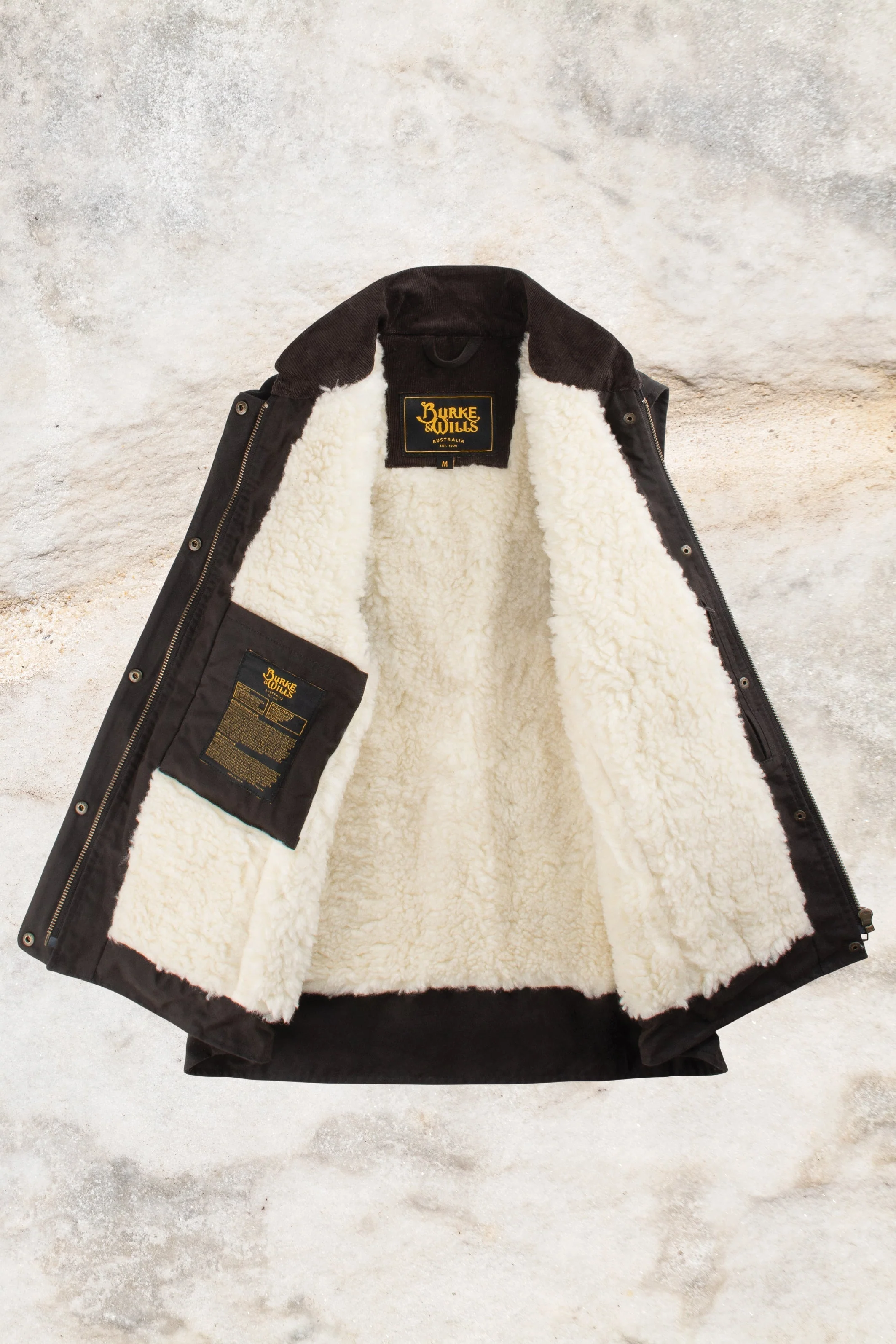 Burke & Wills highly durable 12oz Cotton Dri-Tec Oilskin fabric Womens Derwent Vest - Image 4