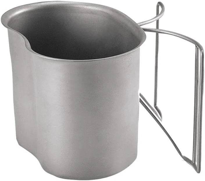 Stainless steel Canteen Cup with butterfly handle - Image 3