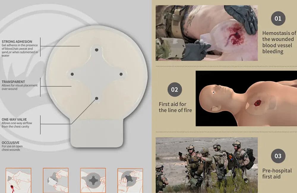 RECON GS2S Emergency First Aid Vented Chest seals - Image 3