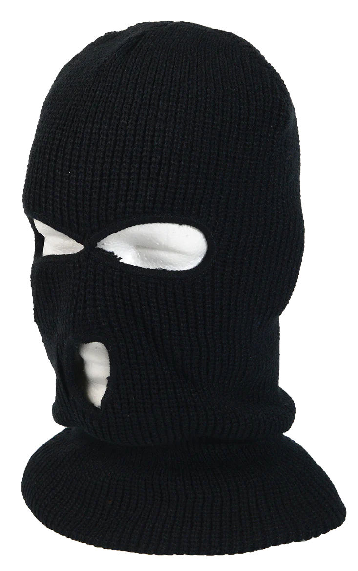 Balaclavas 3 hole & open face one hole