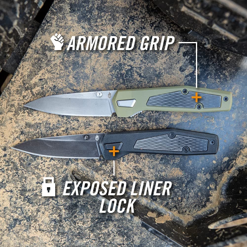 Gerber Gear Fuse Pocket Knife, 3.3 Inch Plane Edge Blade, Sage - Image 10