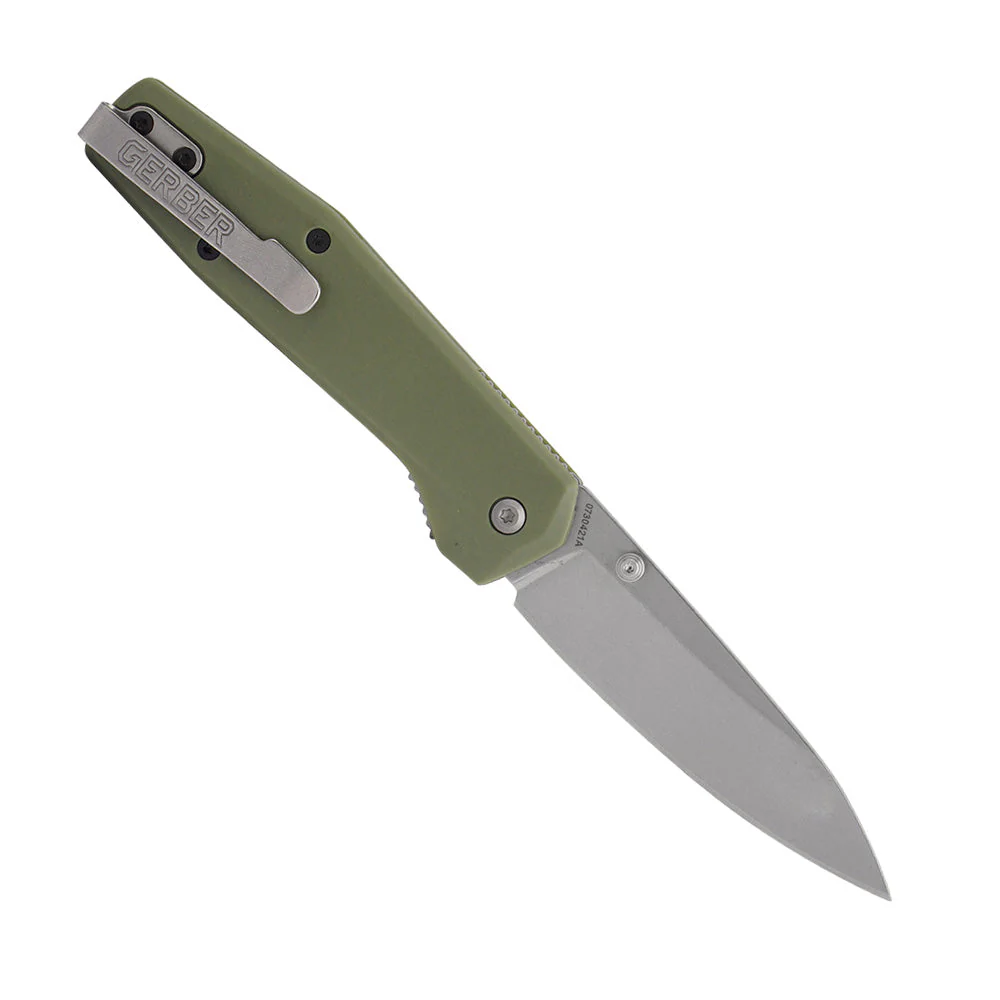 Gerber Gear Fuse Pocket Knife, 3.3 Inch Plane Edge Blade, Sage - Image 12