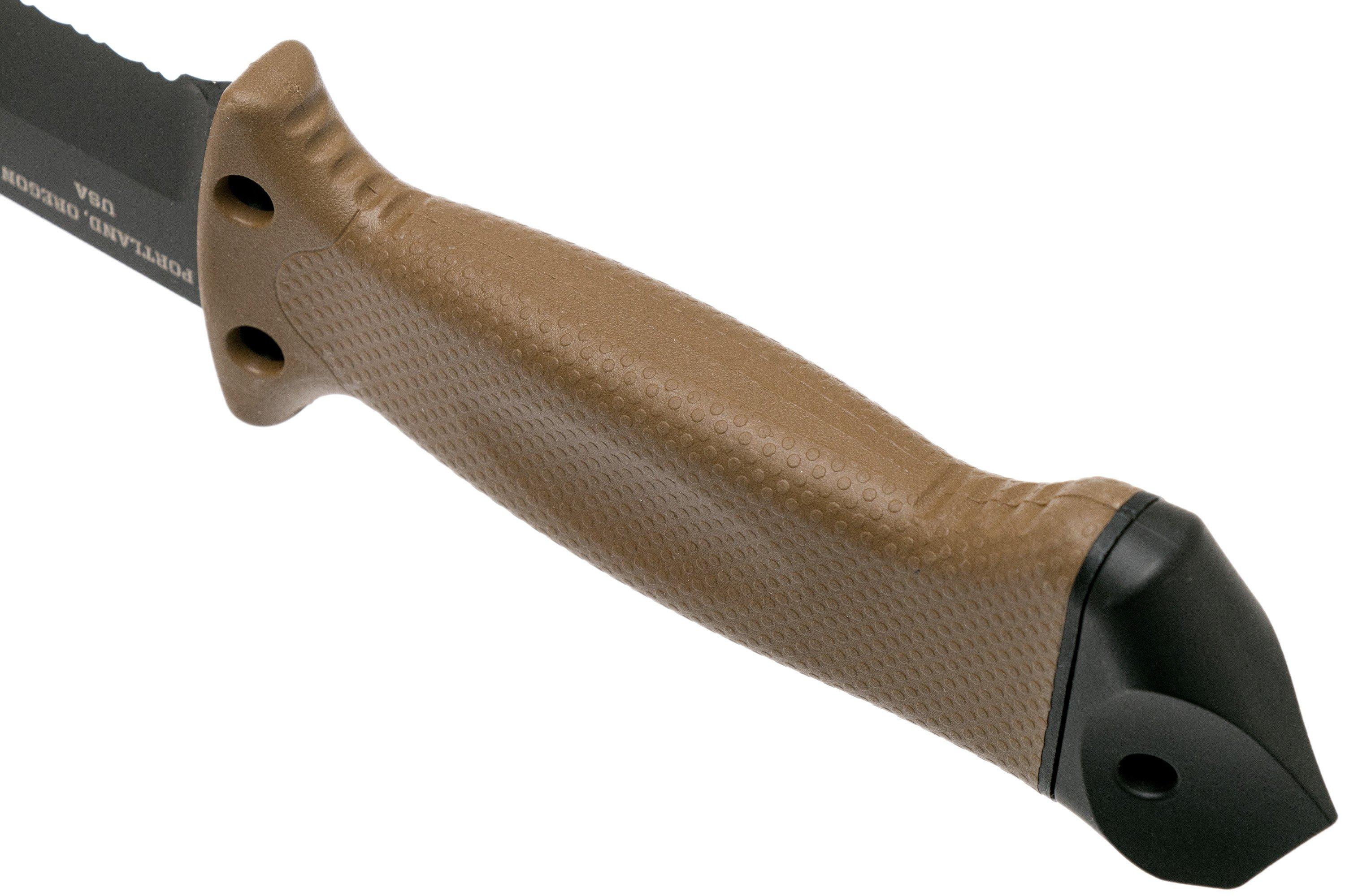 Gerber L M F II Hunting Knife Coyote Brown - Image 5