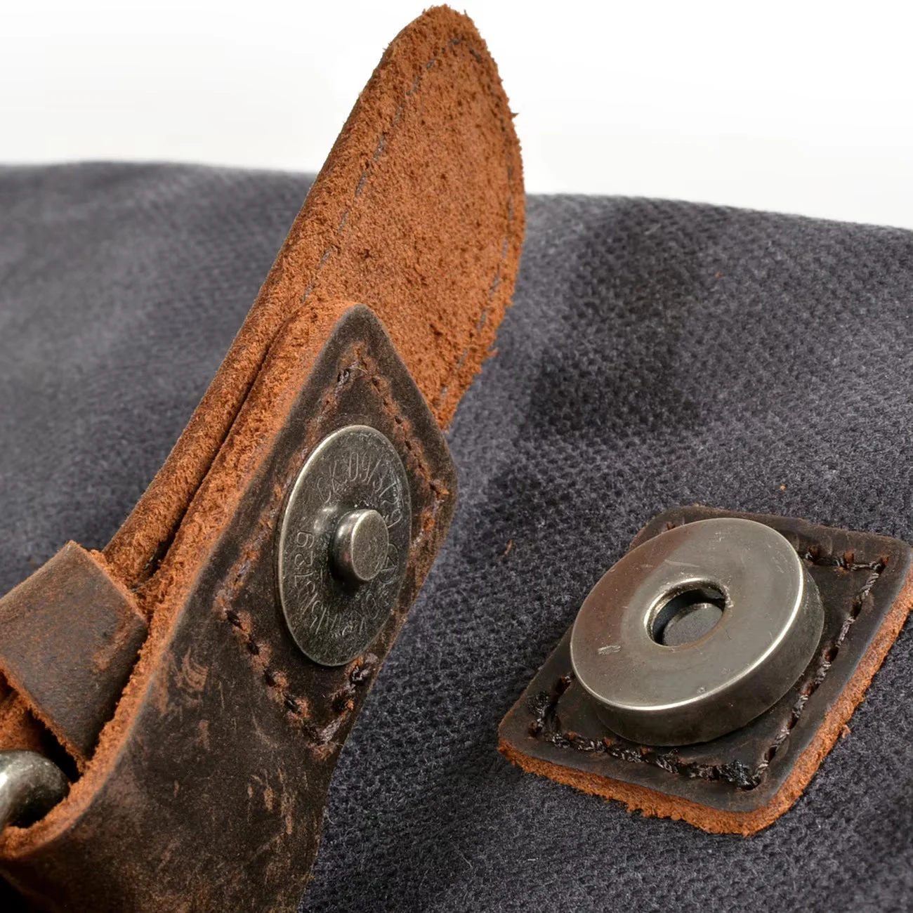 GS2 Waxed Leather Messenger Satchel Shoulder Bags vintage Retro Style - Image 4