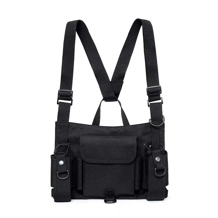 RECON GS2S VECTOR Dual Universal Radio Chest Admin Harness Black - Image 6