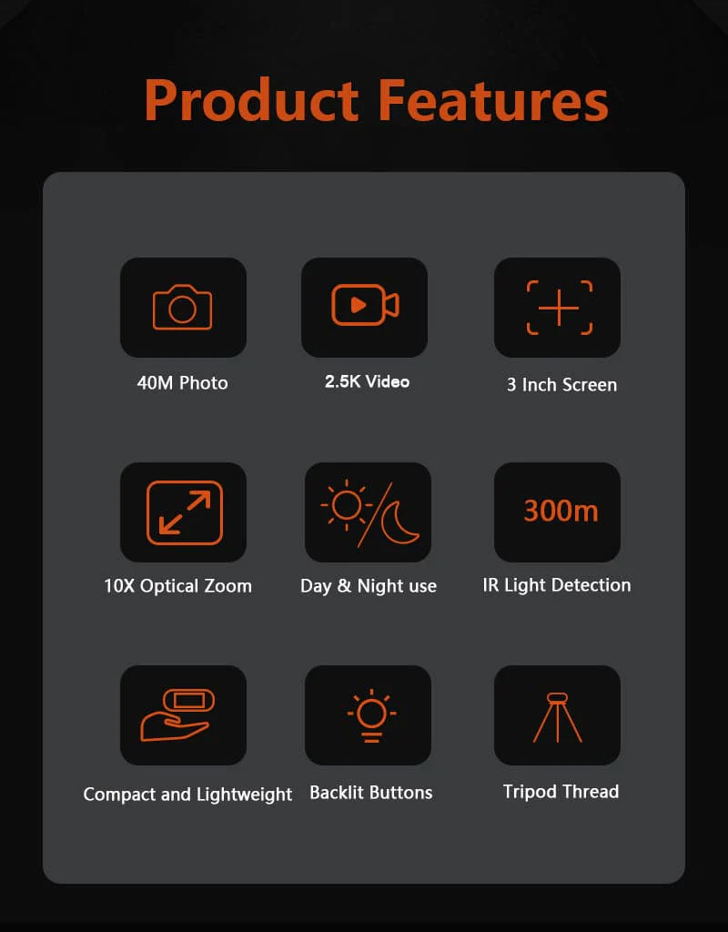 GS2U RECON DT190 Hand Held Digital Night Vision with photo and video modes - Image 10