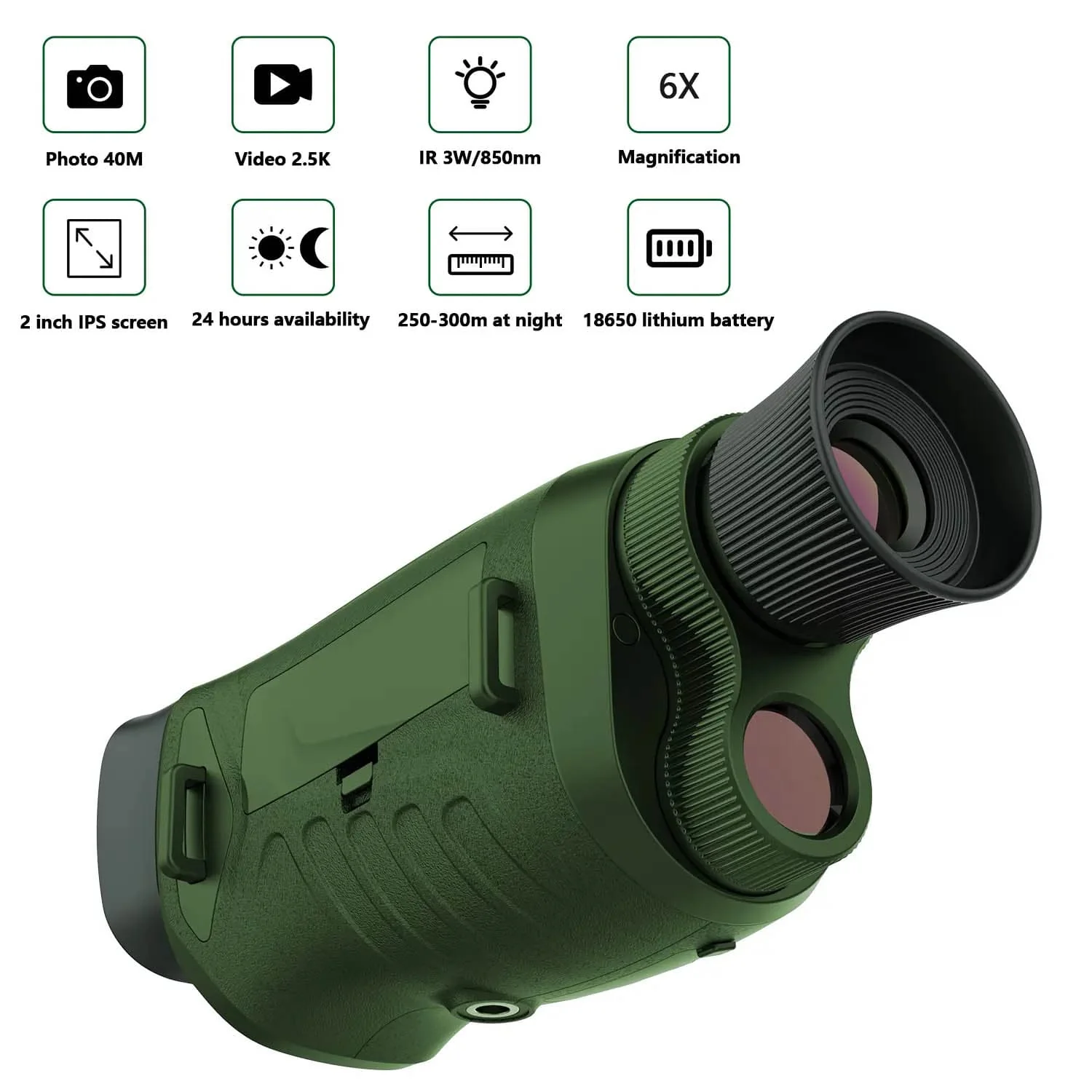 GS2U RECON DT190 Hand Held Digital Night Vision with photo and video modes - Image 4