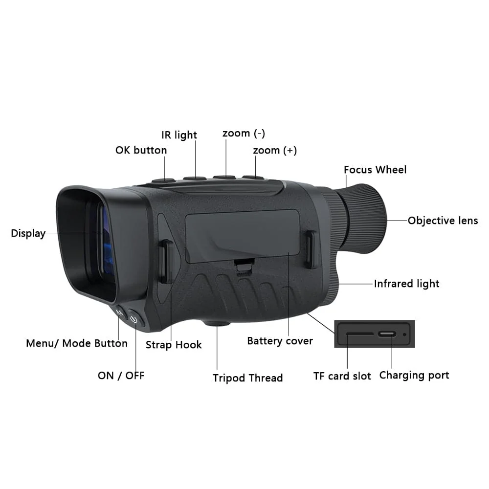 GS2U RECON DT190 Hand Held Digital Night Vision with photo and video modes - Image 8