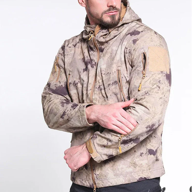 RECON GS2 M25 2.0 Tactical Soft Shell Shark Skin Jacket with Hood - Image 10