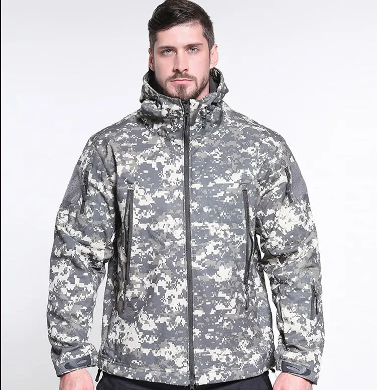 RECON GS2 M25 2.0 Tactical Soft Shell Shark Skin Jacket with Hood - Image 11