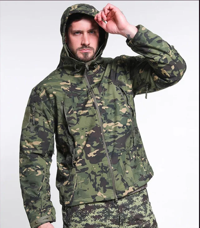 RECON GS2 M25 2.0 Tactical Soft Shell Shark Skin Jacket with Hood - Image 15