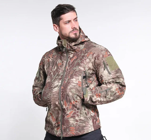 RECON GS2 M25 2.0 Tactical Soft Shell Shark Skin Jacket with Hood - Image 16