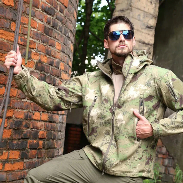 RECON GS2 M25 2.0 Tactical Soft Shell Shark Skin Jacket with Hood - Image 18