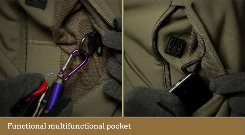 RECON GS2 M25 2.0 Tactical Soft Shell Shark Skin Jacket with Hood - Image 25