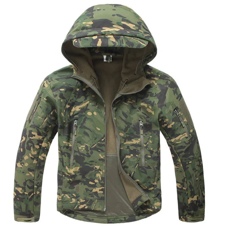 RECON GS2 M25 2.0 Tactical Soft Shell Shark Skin Jacket with Hood - Image 7