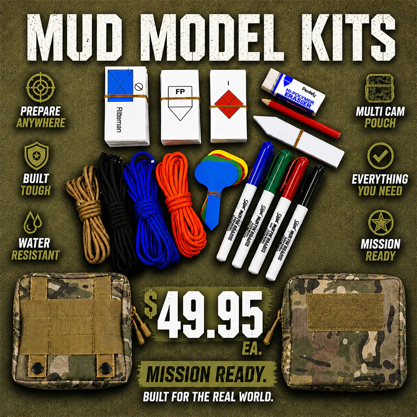 RECON GS2 Mud Model Kits with Multi Cam MOLLE Pouch - Image 2