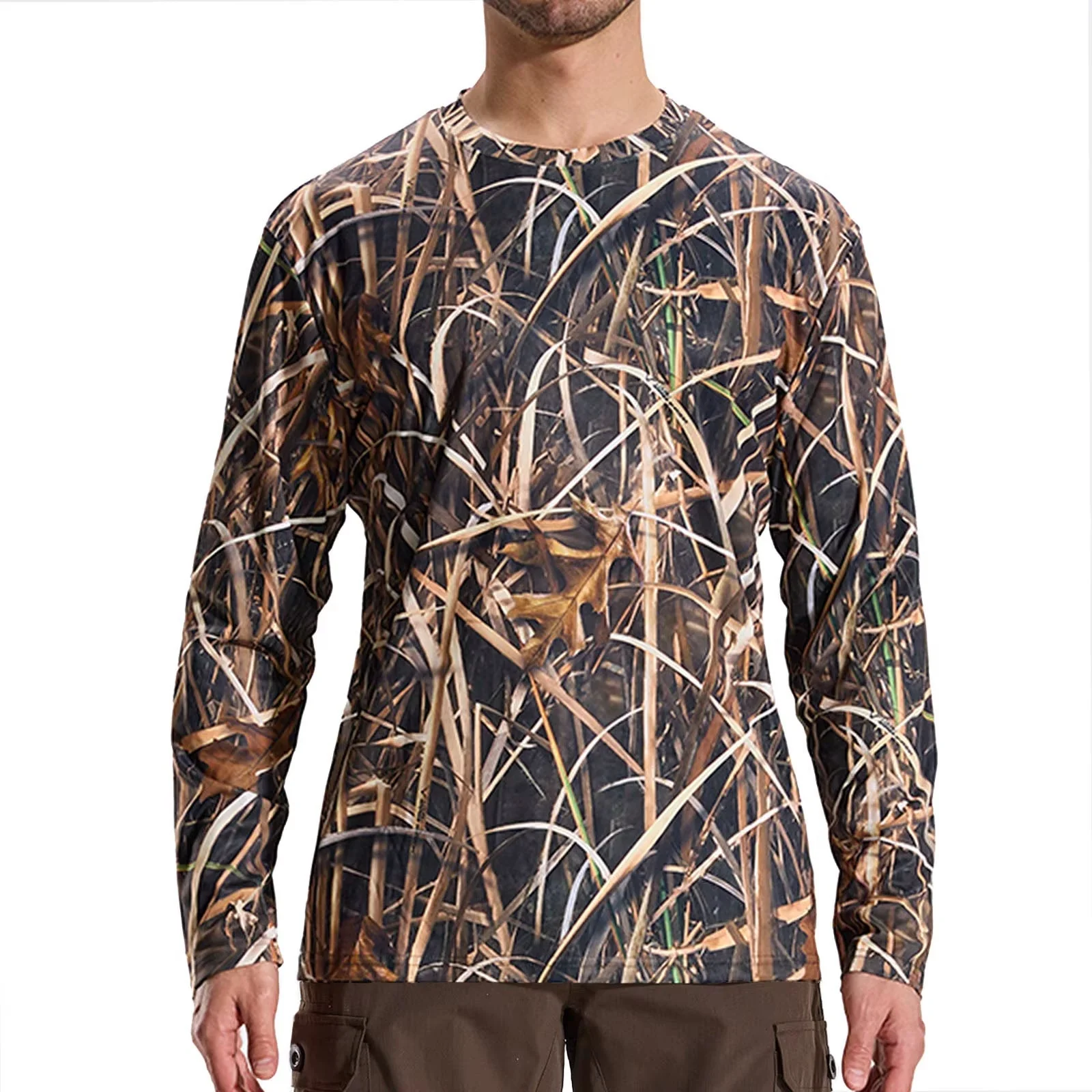 RECON GS2 Multi Camo Quick Dry Breathable Long Sleeve T Shirt - Image 3