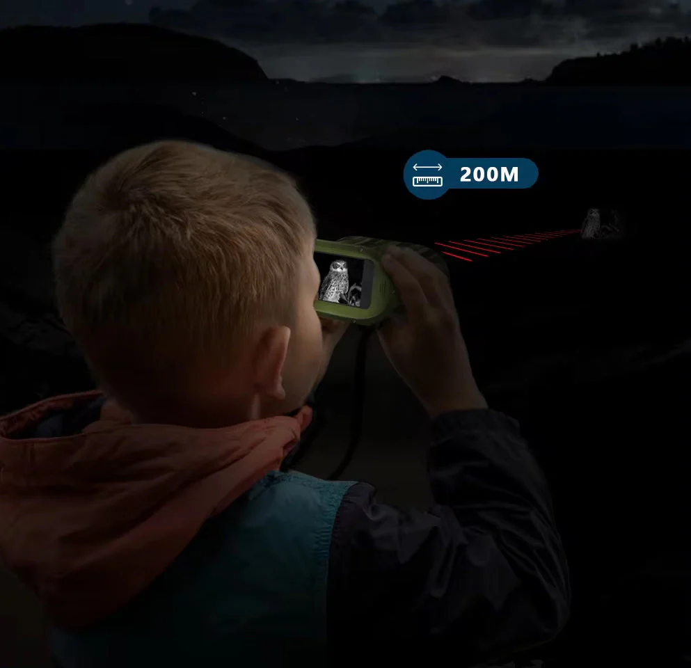 RECON GS2 DT150 Kids 1st Night Vision Binoculars with 2.4 inch Display 8X Zoom and 5W Tactical Infra-red feature - Image 11