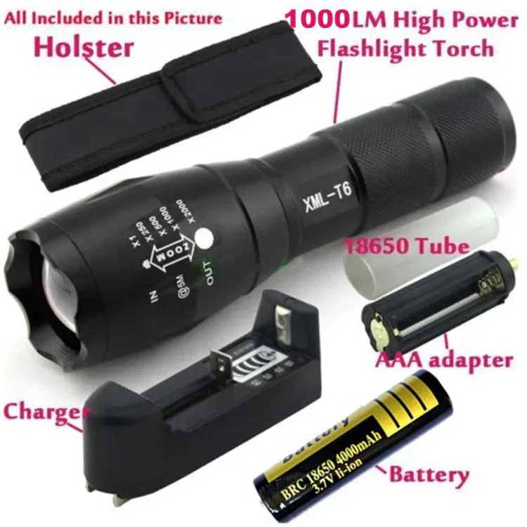 RECON GS2 T6 Range of LED Specialist Flashlights- Green, Blue, White, Blue & Infra Red - Image 13