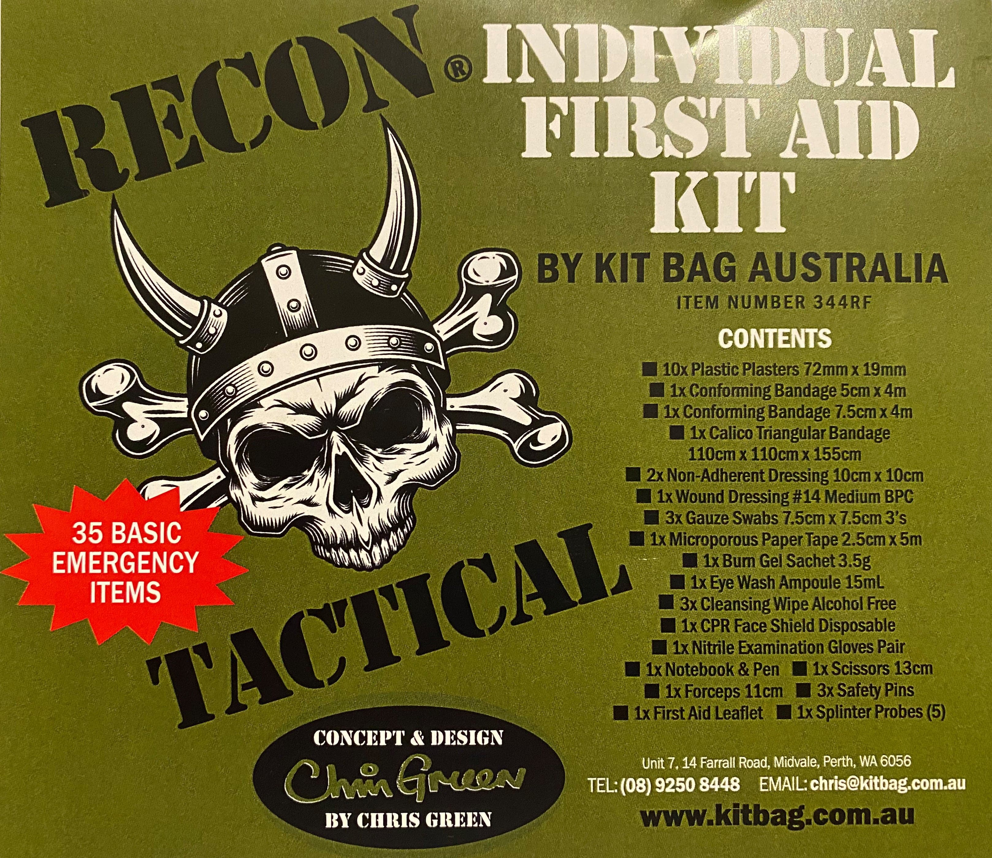 Recon IFAK (Individual First Aid Kit ) 125 Piece TGA approved - Image 3