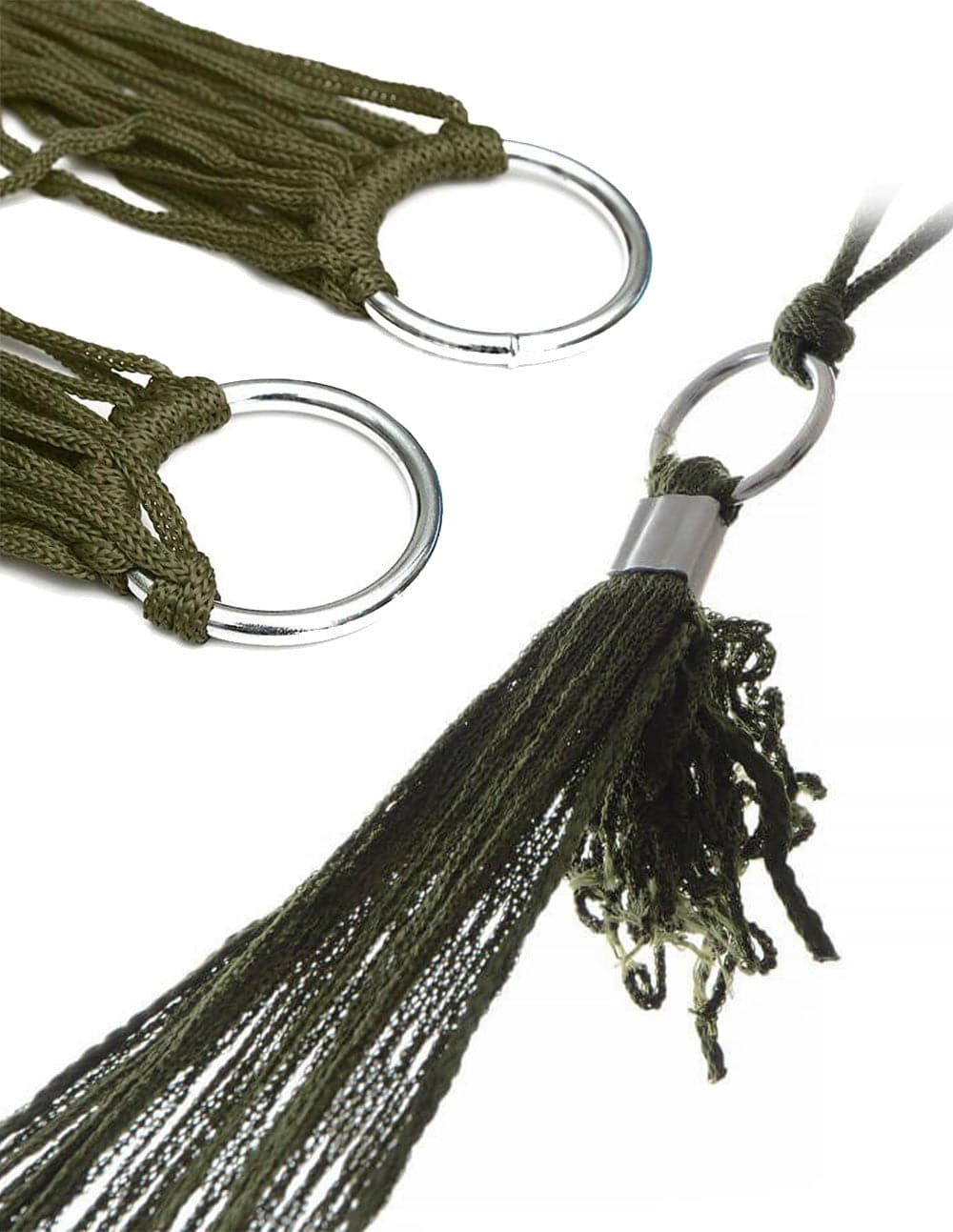 RECON GS2 Olive Compact Mini Rope Hammock with stuff sack - Image 3