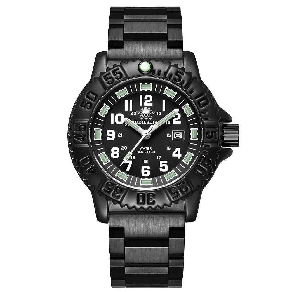 RECON GS2U Tactical Rotatable Bezel Watch with NATO Band - Image 4