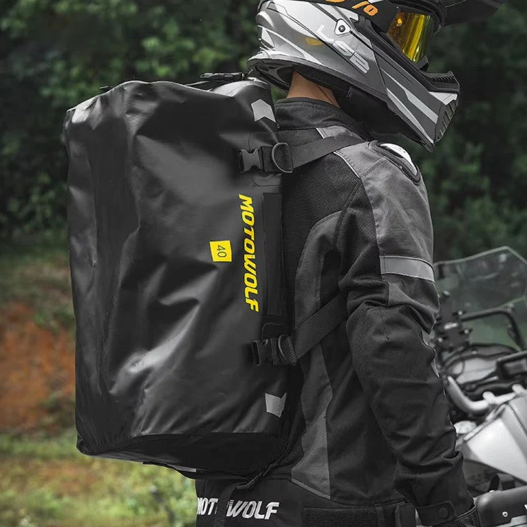 RECON GS2 40L Waterproof Travel Outdoor Luggage Pack/Motor Cycle Seat Bag - Image 14
