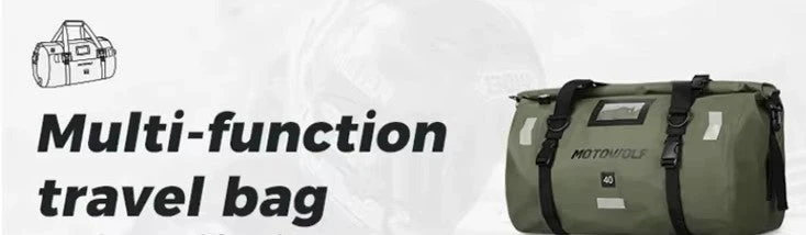 RECON GS2 40L Waterproof Travel Outdoor Luggage Pack/Motor Cycle Seat Bag - Image 15