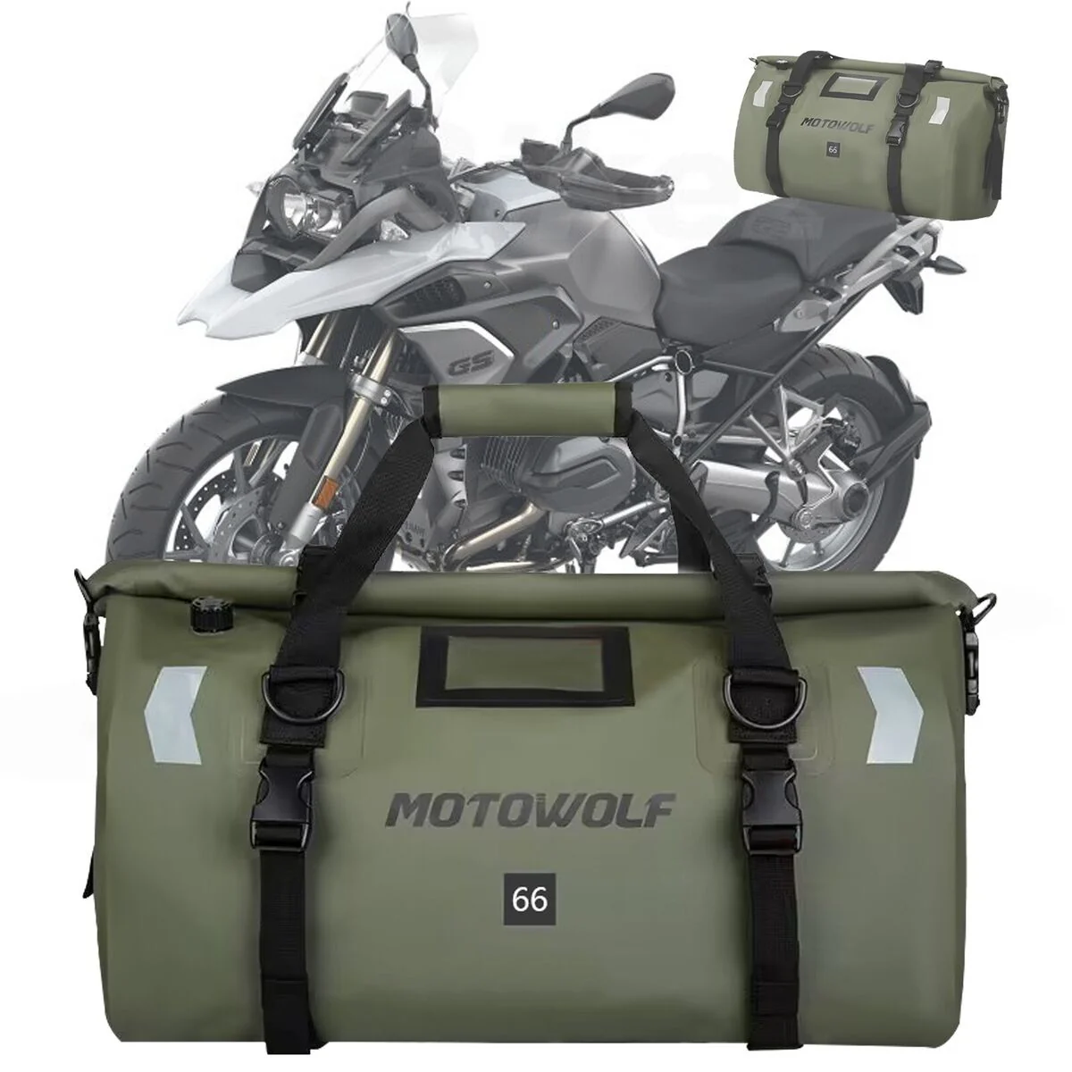 RECON GS2 40L Waterproof Travel Outdoor Luggage Pack/Motor Cycle Seat Bag - Image 2