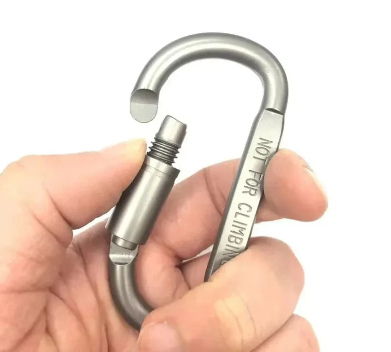 RECON GS2 6-Piece 8 cm Locking Carabiners (Aluminum Alloy) - Image 4