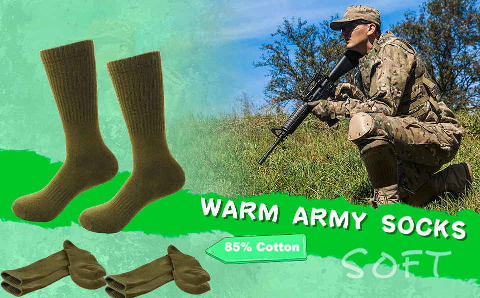 Recon GS2 7 Pairs Military Boot Socks One Size fits all  85% Cotton - Image 5