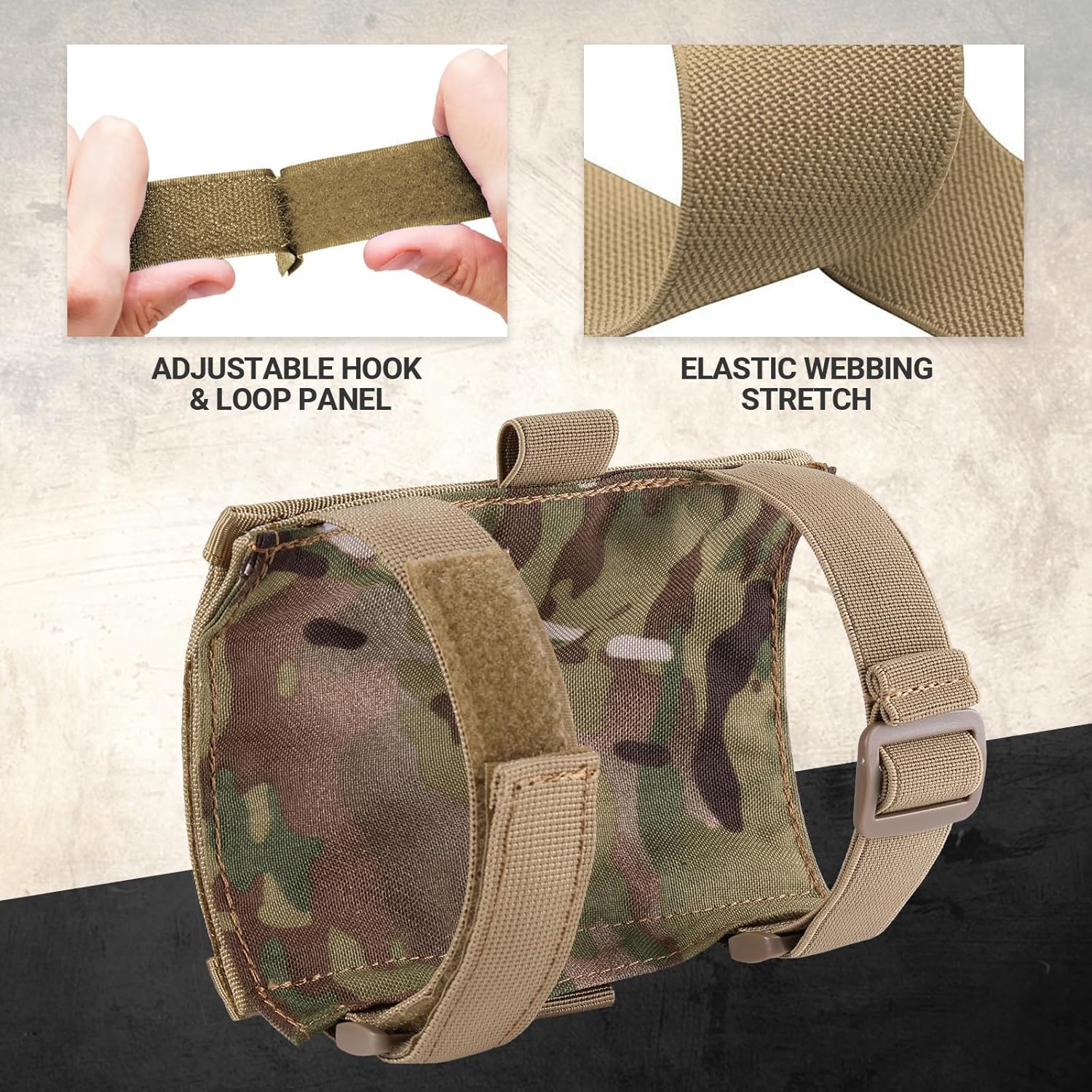 RECON GS2 Tactical Wrist Map, Nav, Note DOPE Pouch - Image 3
