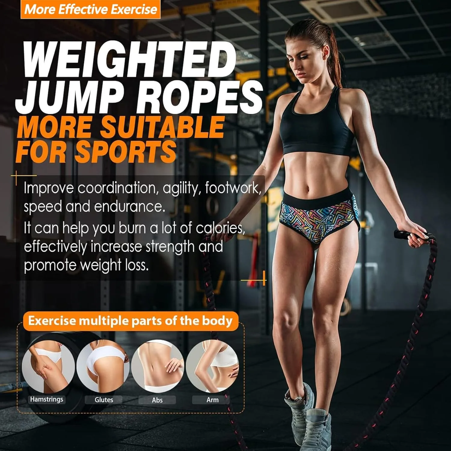 RECON GS2 Battle Power Cross Weighted Training Skipping Rope - Image 7