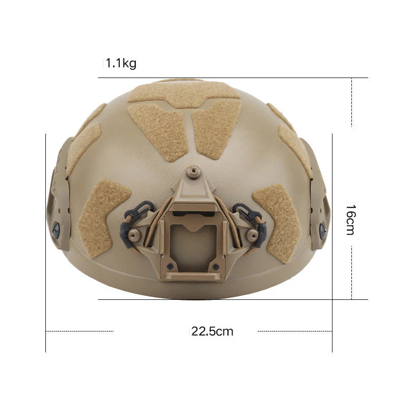 RECON GS2 FAST 11  ABS SUPRT High cut half shell Tactical Helmet CE certified EN 7112104 - Image 20