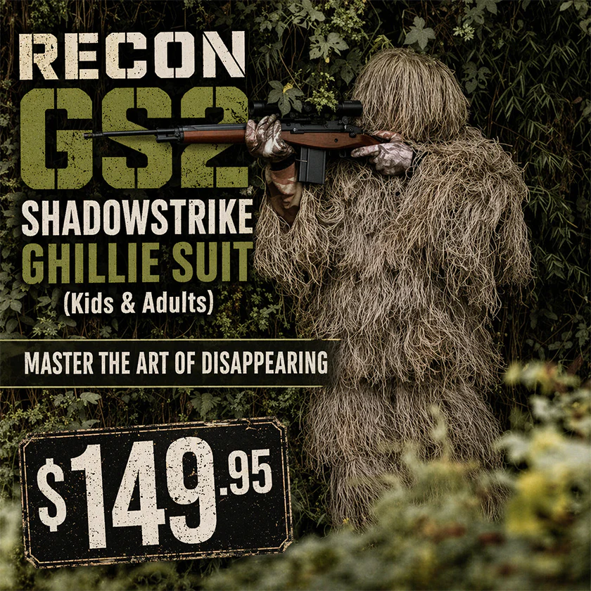 RECON GS2 ShadowStrike Ghillie Suit (Kids & Adults) - Image 7
