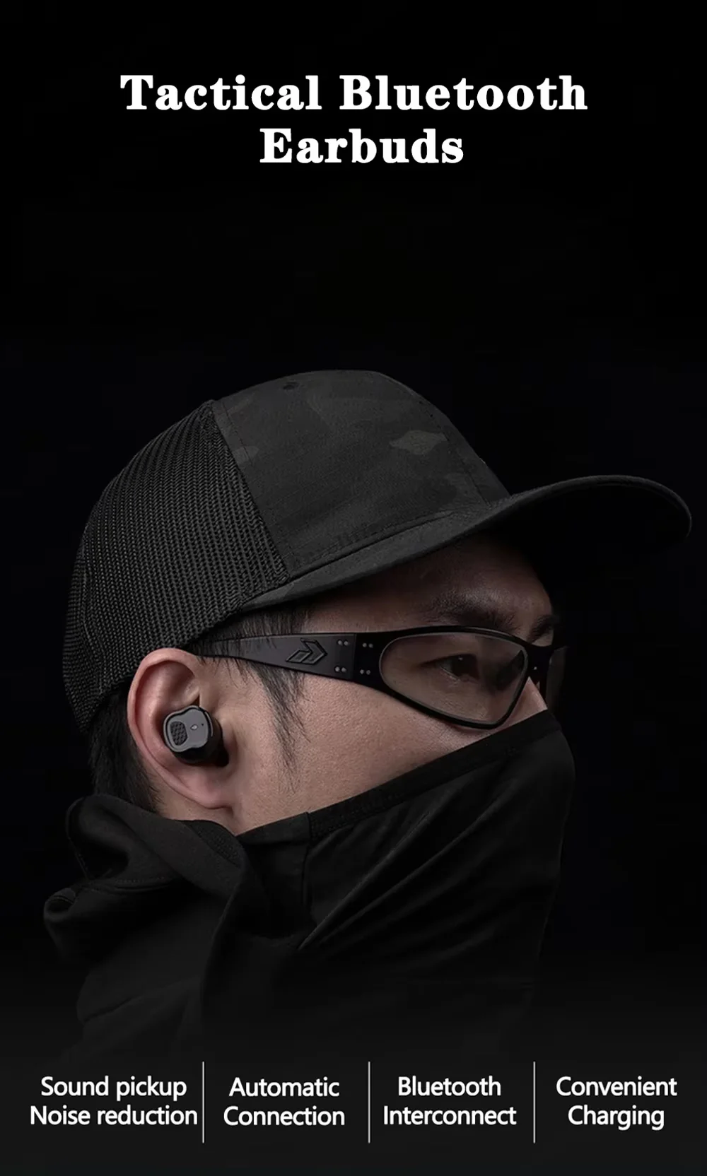 RECON GS2 GhostComm™ Tactical Noise Canceling Bluetooth Earbuds - Image 6