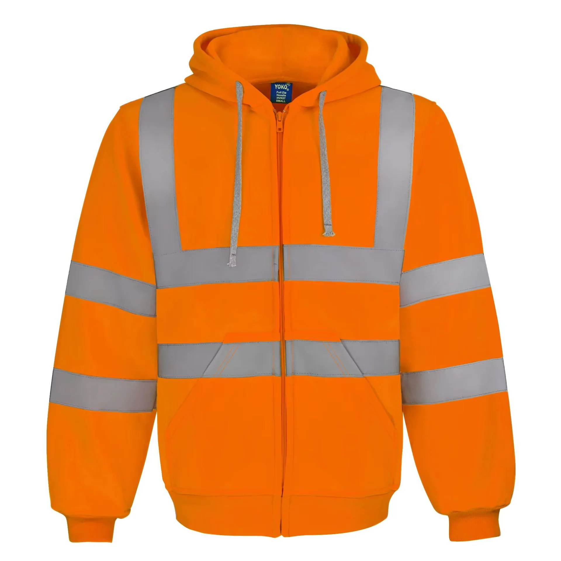 RECON GS2 Hi Viz Unisex Motorcyclist Hoodie ANSI Compliant 107-2015 - Image 4