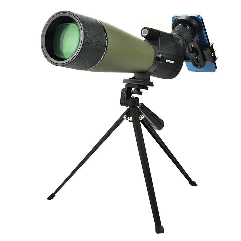 RECON GS2 High Definition BAK4 Powerful nitrogen Filled Waterproof 25-75x80 Spotting Scope with Tripod And Carry Bag - Image 13