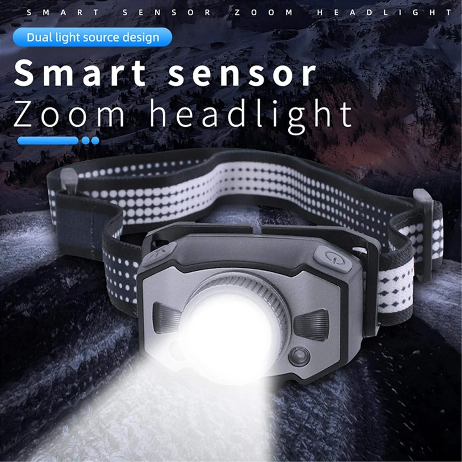 RECON GS2U IPX6 M2 Head Lamp Red & white 5 mode with intelligent sensor switching - Image 6