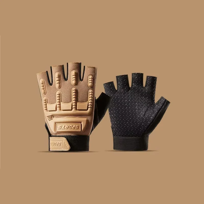 RECON GS2 Kids Tactical Fingerless Non slip Army Gloves "Wolverine" - Image 2