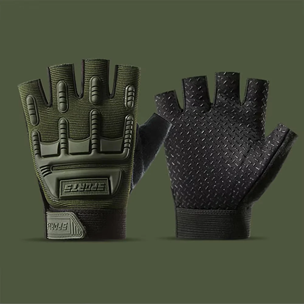 RECON GS2 Kids Tactical Fingerless Non slip Army Gloves "Wolverine" - Image 3