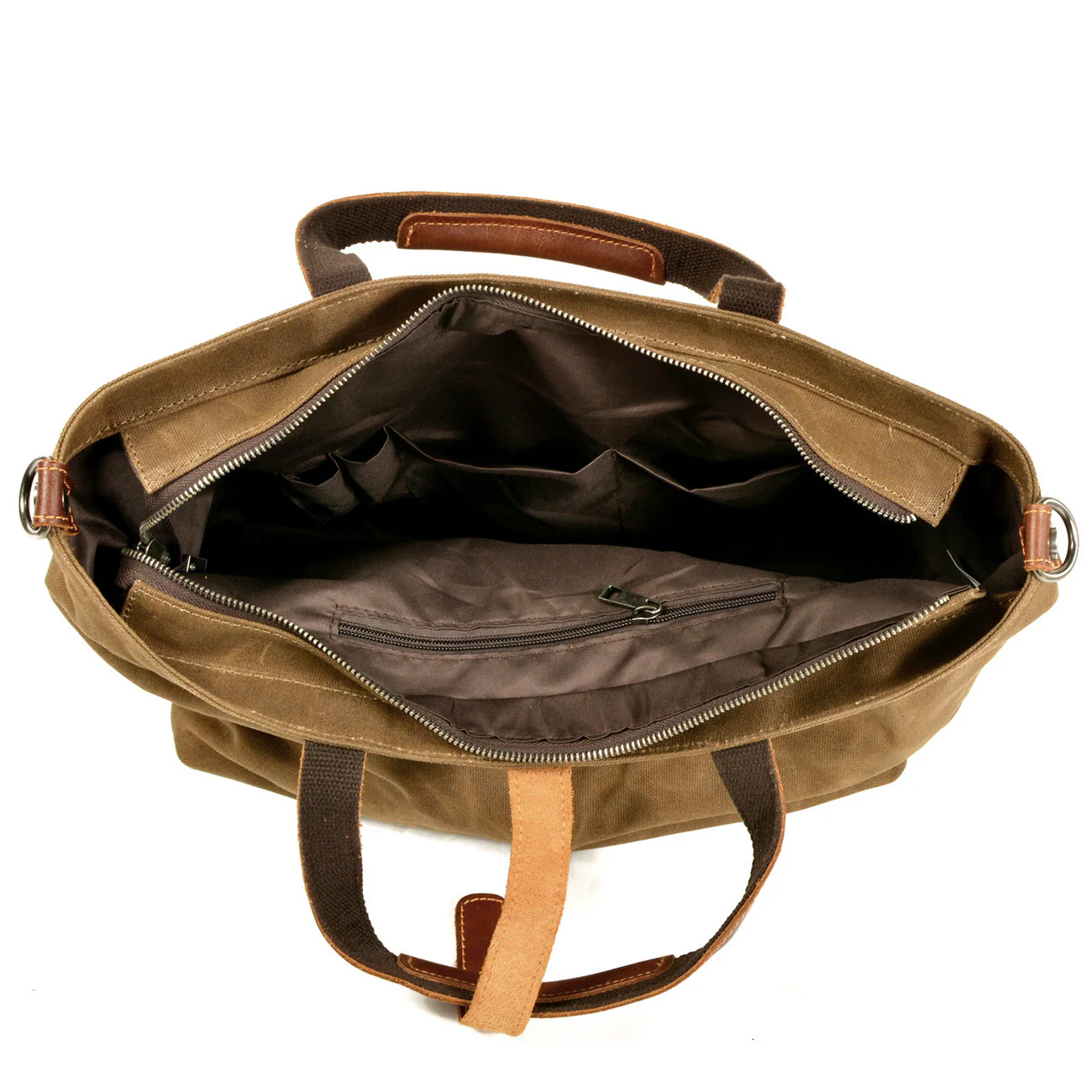 RECON GS2 Ladies vintage Retro The Cotswold waxed leather large shoulder bag - Image 2