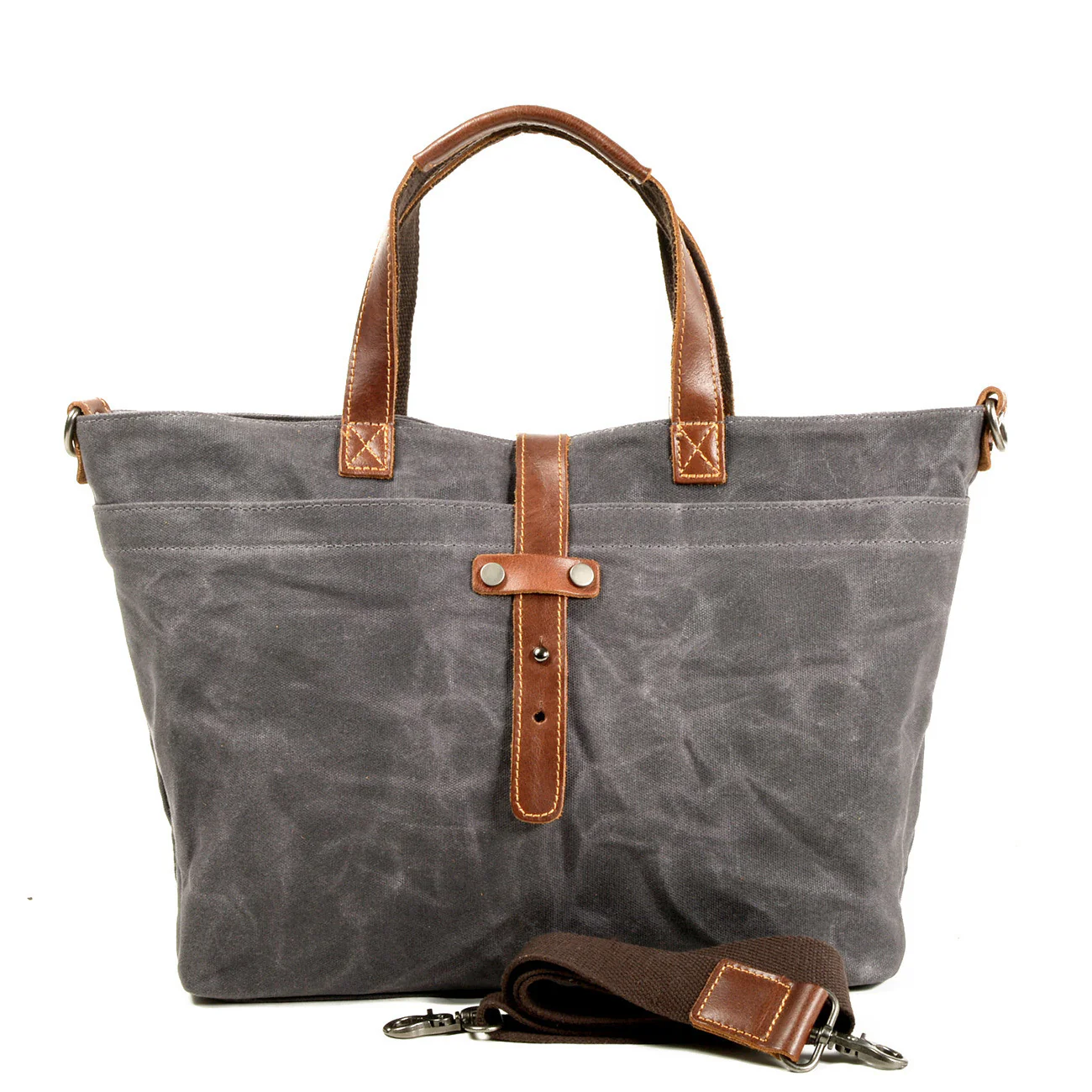 RECON GS2 Ladies vintage Retro The Cotswold waxed leather large shoulder bag - Image 6