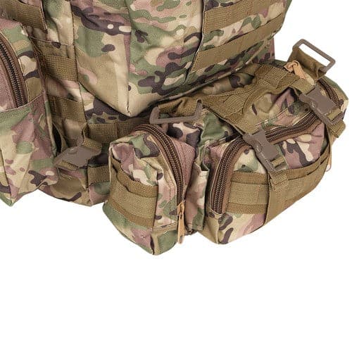 RECON GS2 MOLLE 600D Tactical R72  3-day Assault Pack with 3 x Detachable Pouches - Image 7