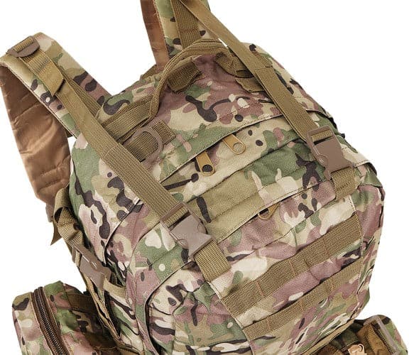 RECON GS2 MOLLE 600D Tactical R72  3-day Assault Pack with 3 x Detachable Pouches - Image 8