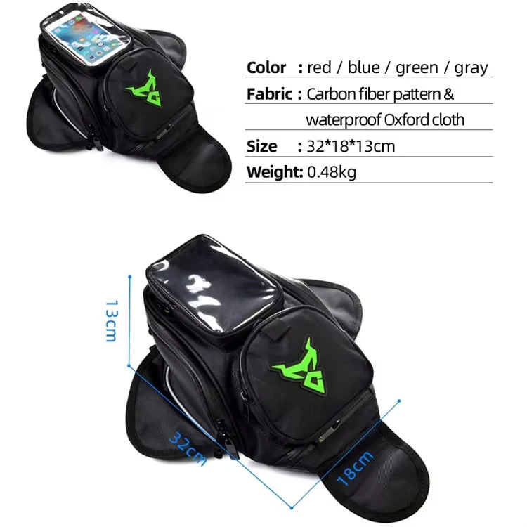 RECON GS2 Motorcycle Fuel Tank bag - Image 15