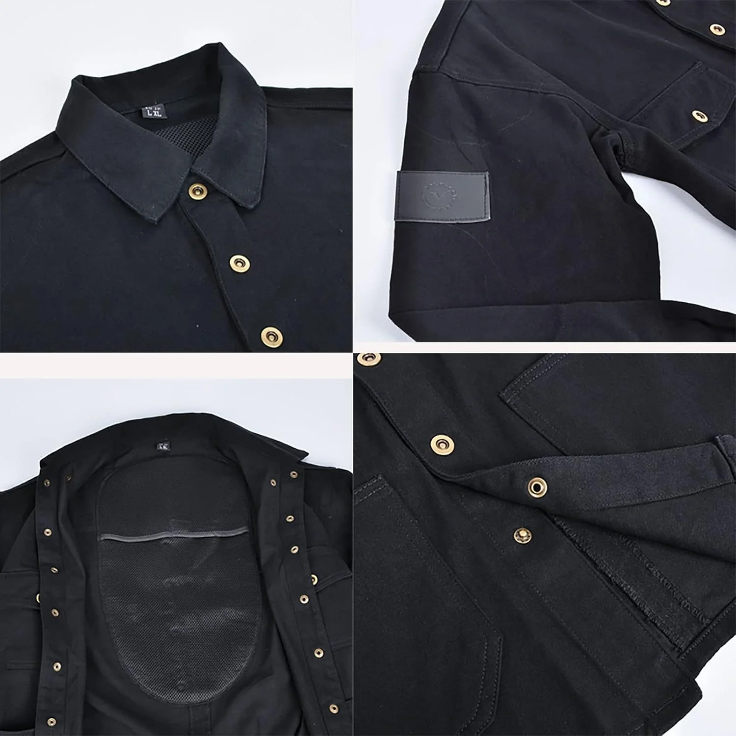 RECON GS2 Motorcycle Protective Shirt Jacket CE Certified - Image 18