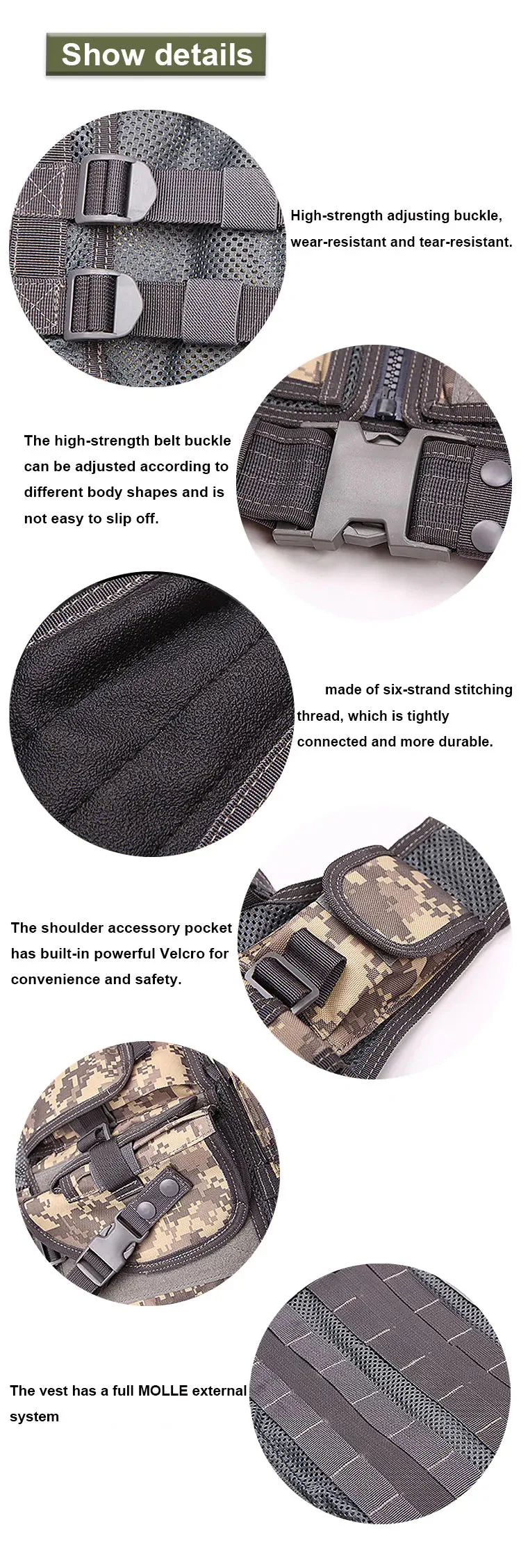 RECON GS2 Multifunctional combination MOLLE Load Bearing combat vest - Image 7