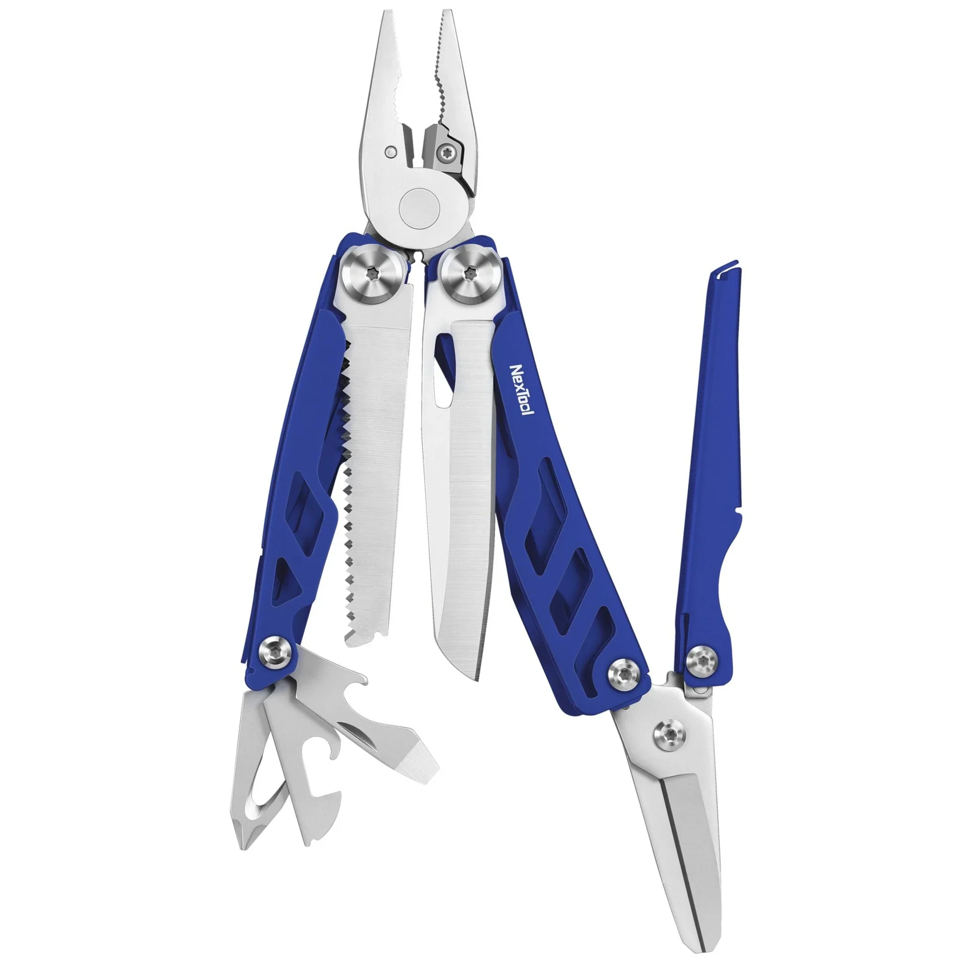 RECON GS2 NexTool Battleship Pro 16-in-1 Multitool – Premium Stainless Steel EDC Pliers Tool with Knife, Scissors & Survival Gear - Image 5
